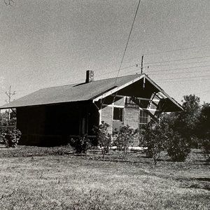 1970s Original Old Train Depot Station Glen Ellyn IL Black White 8x10 Photograph